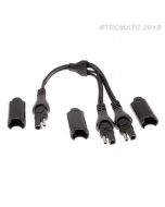 Tecmate Optimate O-15 Y-splitter SAE-ingang naar 2 SAE-uitgangen