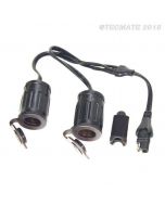 Tecmate Optimate O-26 Y-splitter SAE-ingang naar 2 AUTO-uitgangen