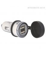Tecmate Optimate O-106 USB lader auto stekker 2x USB