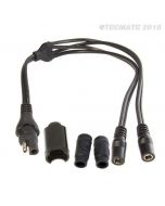 Tecmate Optimate O-35 Y-splitter SAE naar 2 DC-uitgangen voor verwarmde kleding