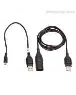 Tecmate Optimate O-111 USB adapter naar mini USB + verlengkabel