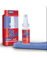 S100 Helm & Vizier Reiniger 100 ml met Microvezel doekje