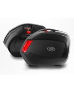 Givi V35N Kofferset Zwart kunststof met rode reflectors