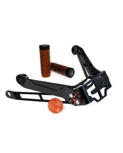 Bagoros Subcage Met Vestelbare Passagiers Voetsteunen Oranje KTM 125 Duke / 390 Duke 2017 - 2023