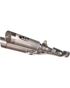 Spark Grid-O dubbel Slip-on uitlaat systeem Titanium voor KTM 790 / 890 Duke