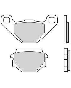 Brembo Remblok Carbon Ceramic Scooter achterzijde 07015CC