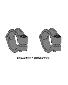 Puig 39 mm Klemmen voor LED Mistlampen Beam montage