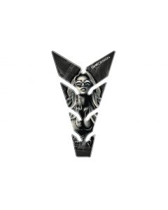 Puig Motorfiets Tankpad Girl Zwart