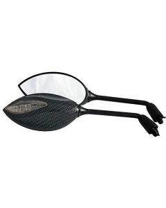 Blinker Spiegels met LED Zwart set