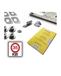 35KW kit voor Ducati Multistrada 620 met TÜV certificaat