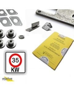 35KW kit voor Yamaha XJ600S / N met TÜV certificaat
