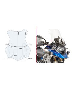 Givi 5124DT Windscherm BMW R 1200 GS / Adventure / R 1250 GS / Adventure