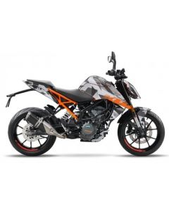 Kitgraphik Sticker set KTM125 Duke DELTA GREY ORANGE