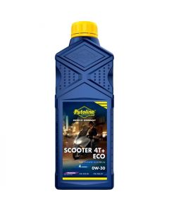 Putoline 1 liter Scooter 4T+ ECO 0W-30 vol-synthetische 4-takt motorfietsolie