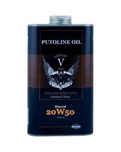 Putoline 1 liter Genuine V-Twin Mineral 20W-50 minerale 4 takt motorfietsolie