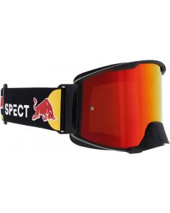 SPECT Red Bull Crossbril Strive Zwart met Rode Spiegel Lens
