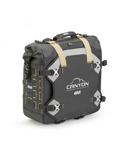 Givi GRT725 30 Liter waterdichte zijtas met het MONOKEY CAM-SIDE bevestigingssysteem
