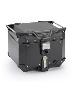 Givi Trekker Outback EVO zwart aluminium topkoffer, 42  Liter, Monokey, verkocht zonder slot
