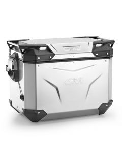 Givi OBKEV48AAR Trekker Outback EVO Geanodiseerde aluminium zijkoffer rechts 48 Liter, verkocht zonder slot