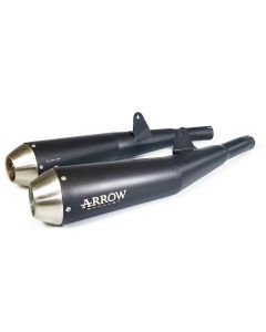 ARROW Dark Pro Race motorfiets uitlaat voor Triumph Thruxton1200 vanaf 2016