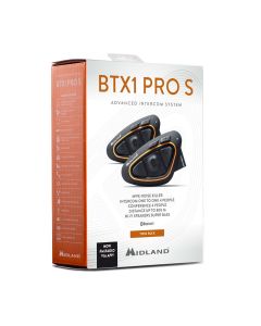 Midland BTX1 Pro S Twin motorfiets intercomsysteem