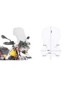 Givi windscherm D8203ST voor MOTO GUZZI V85 TT vanaf 2019 t/m 2022