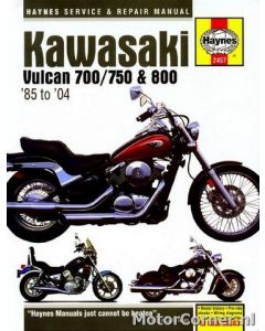 Werkplaatsboek Haynes Kawasaki VN700, VN750 & VN800 Vulcan