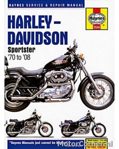 Werkplaatsboek Haynes Harley Davidson Sportsters 1970 tot 2003