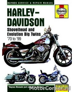 Werkplaatsboek Haynes Harley Davidson Shovelhead and Evolution Big Twins (70 - 99)