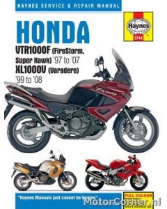 Werkplaatsboek Haynes Honda VTR1000F FireStorm en XL1000V Varadero (97-00)