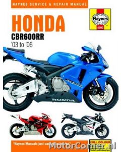 Werkplaatsboek Haynes Honda CBR600RR 2003 tot 2006