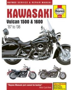 Werkplaatsboek Haynes Kawasaki VN1500 en VN1600 Vulcan