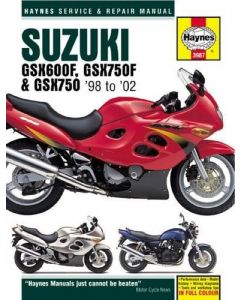 Werkplaatsboek Haynes SUZUKI , GSX600F , GSX750F en GSX750 (3987)