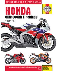 Werkplaatsboek Haynes Honda CBR1000RR Fireblade 2008 tot 2013 (5688)