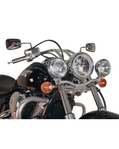 Hepco & Becker Custom Twinlight Set chroom voor Kawasaki VN900 CUSTOM vanaf 2006