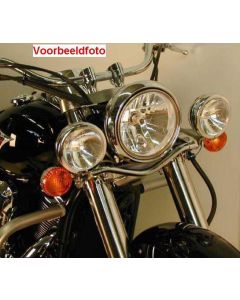 Hepco & Becker Custom Twinlight Set chroom voor Kawasaki VN1600 Classic Tourer vanaf 2005 tot 2008