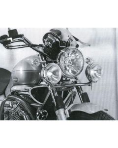 Hepco & Becker Custom Twinlight Set chroom voor Moto Guzzi NEVADA CLASSIC 750i.e. Vanaf 2004