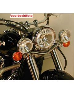 Hepco & Becker Custom Twinlight Set chroom voor Honda VT750D2 Black Widow