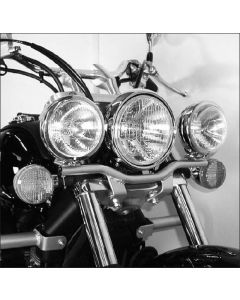 Hepco & Becker Custom Twinlight Set chroom voor Honda VT750DC Shadow Spirit vanaf 2007