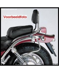 Hepco&Becker Sissybar zonder rekje chroom voor Kawasaki EL250/ EL252
