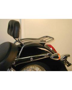 Hepco&Becker Solorack met rugsteun chroom voor Honda VT750 vanaf 2004 tot 2007