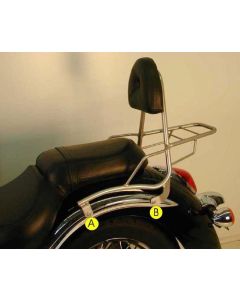 Hepco&Becker Sissybar met rekje zwart voor Kawasaki VN900 CLASSIC vanaf 2006