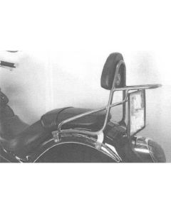 Hepco&Becker Sissybar met rekje chroom voor Kawasaki VN2000 vanaf 2004 tot 2007 en Classic vanaf 2008