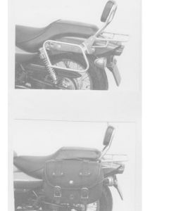 Hepco&Becker Tassendragers standaard chroom voor Kawasaki EL125