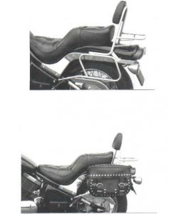 Hepco&Becker Tassendragers standaard zwart voor Kawasaki VN800 DRIFTER