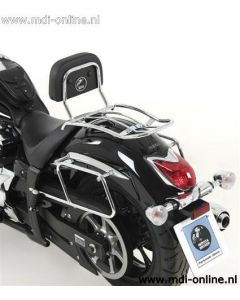 Hepco&Becker Tassendragers standaard chroom voor Yamaha XVS950A Midnight Star vanaf 2009