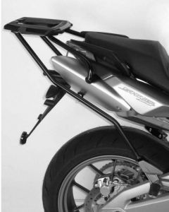 Hepco&Becker Topdrager Alurack zwart voor Aprilia SL750 Shiver tot 2009 en GT tot 2009 