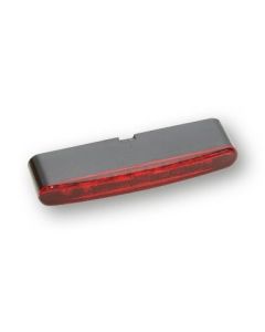 Highsider LED Achterlicht STRIPE met rood glas Zwart