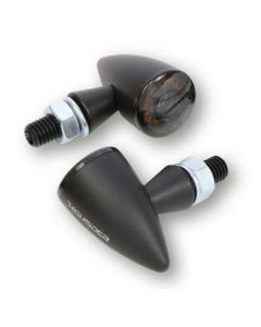 Highsider LED Achterlicht met Knipperlicht APOLLO BULLET Zwart