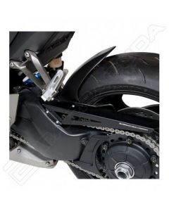 Barracuda Achterspatbord Honda CB1000R mat zwart + kettingkast alu zwart